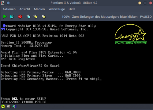 86Box screenshot 1