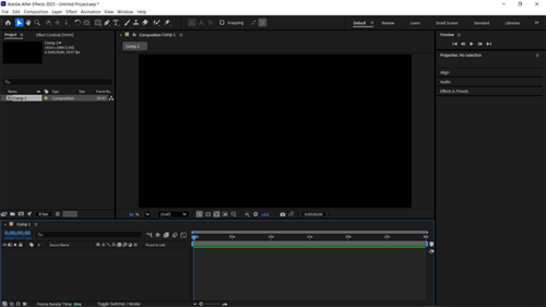 Adobe After Effects screenshot 1
