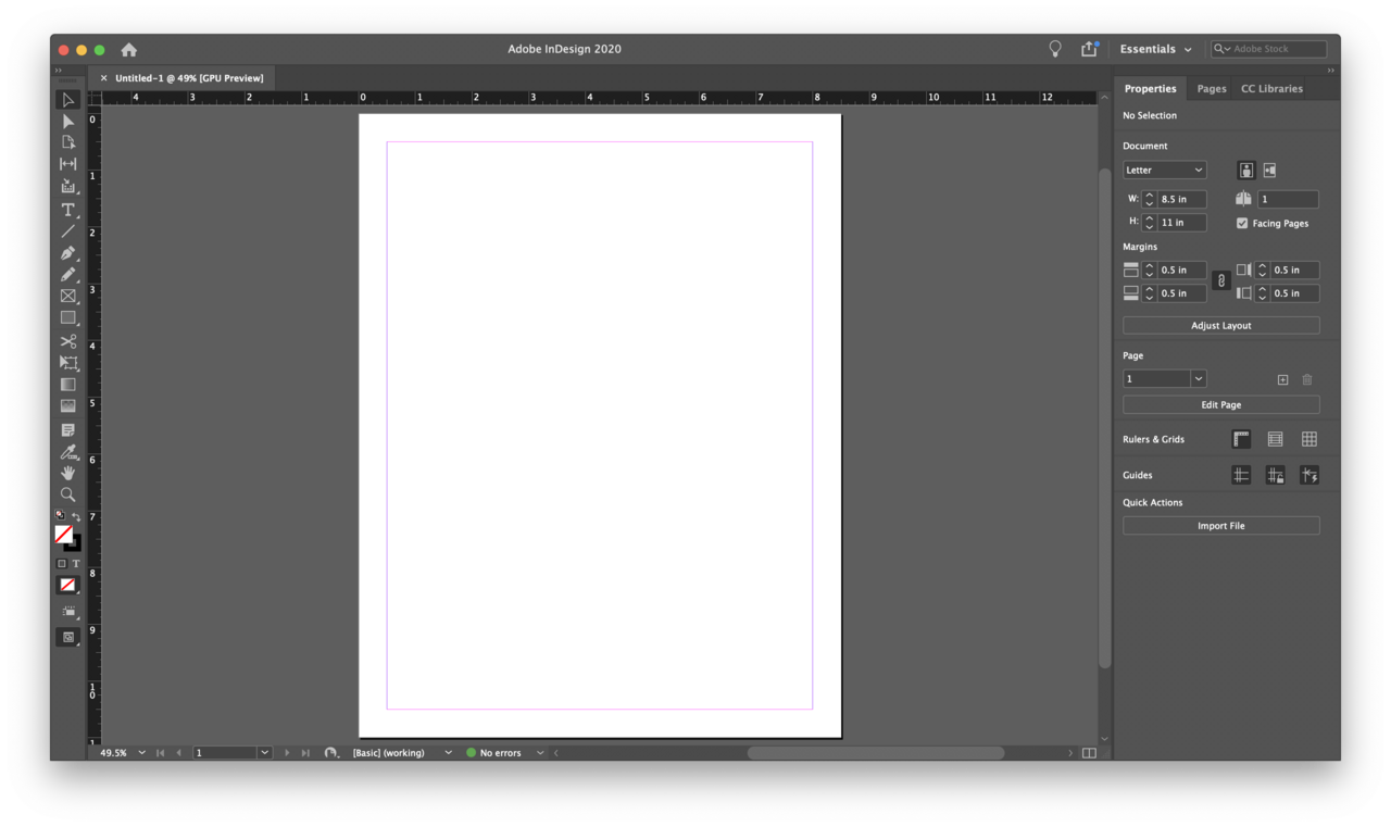 Adobe InDesign screenshot 1