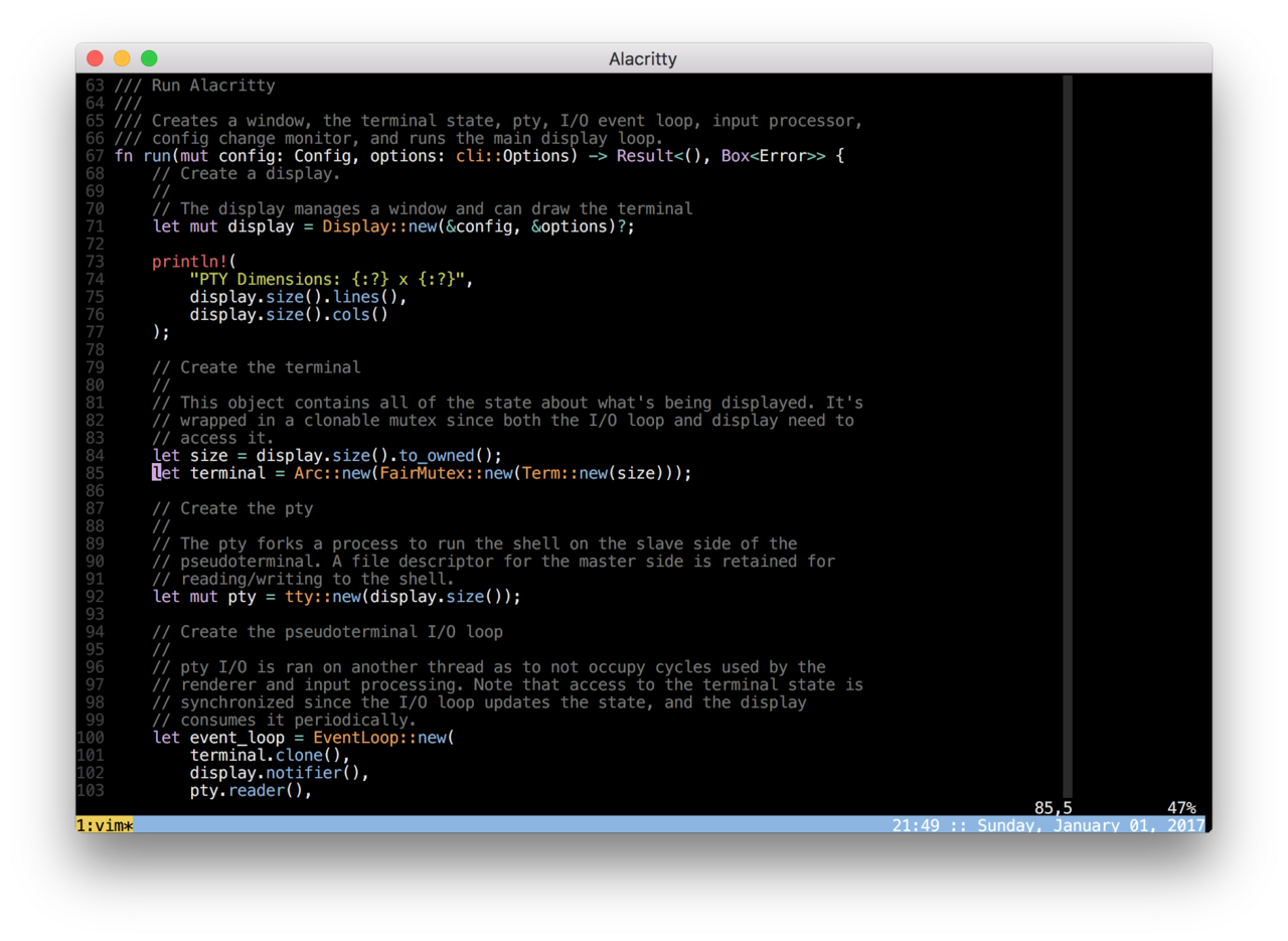 Alacritty screenshot 1