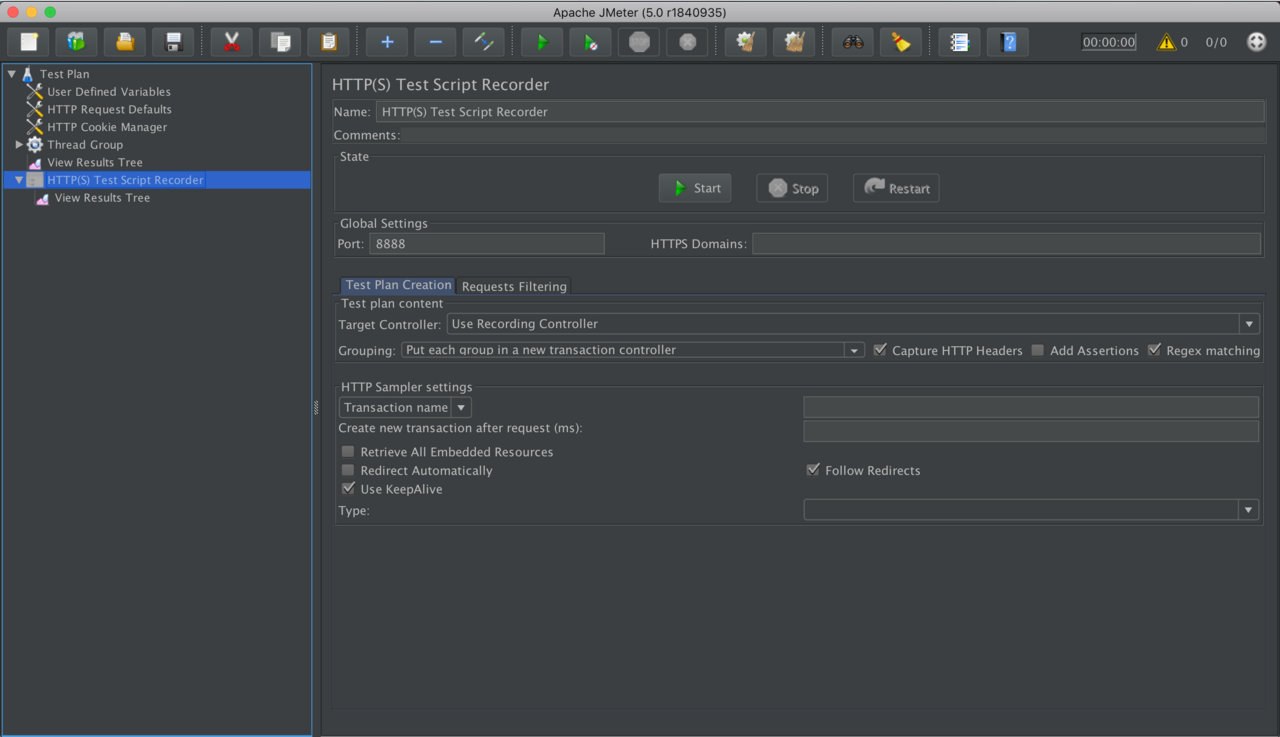 Apache JMeter screenshot 1