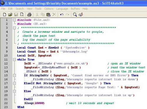 AutoIt screenshot 1