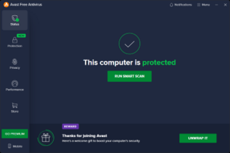 Avast Free Antivirus screenshot 1