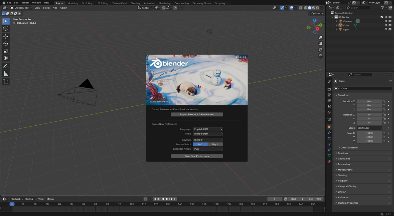 Blender screenshot 1
