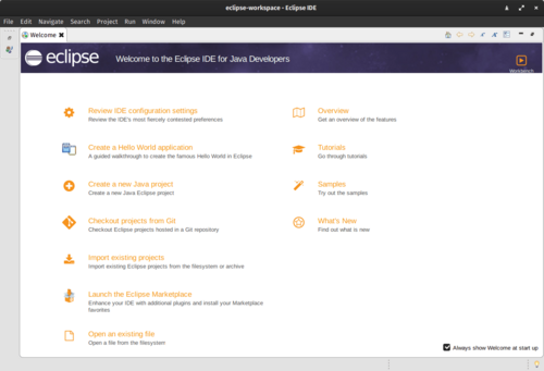 Eclipse IDE screenshot 1