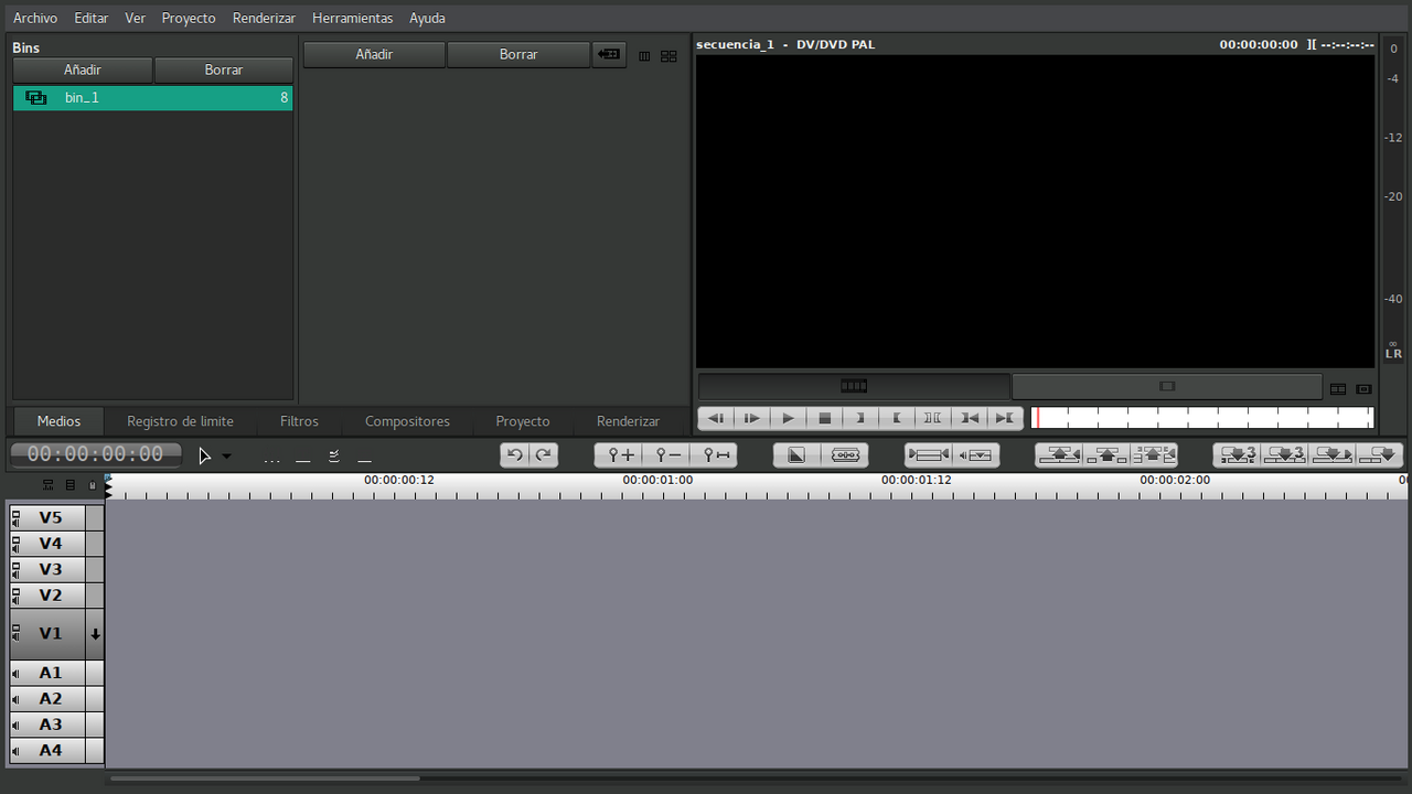 Flowblade screenshot 1