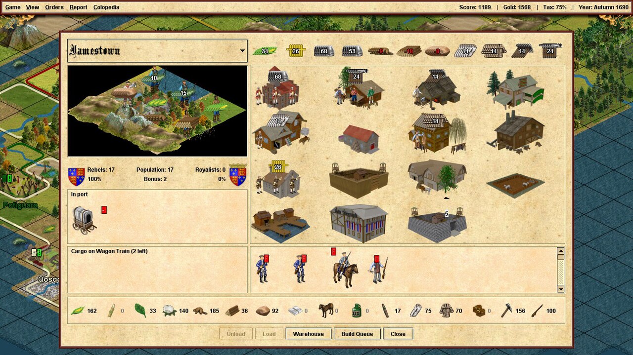 FreeCol screenshot 2
