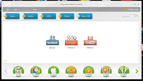 Freemake Video Converter screenshot 1