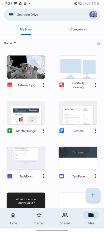 Google Drive screenshot 1