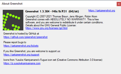 Greenshot screenshot 1