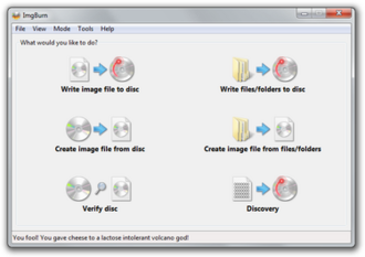 ImgBurn screenshot 1
