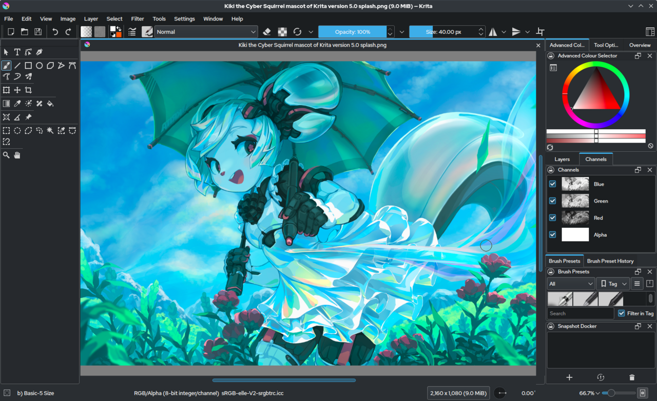 Krita screenshot 1