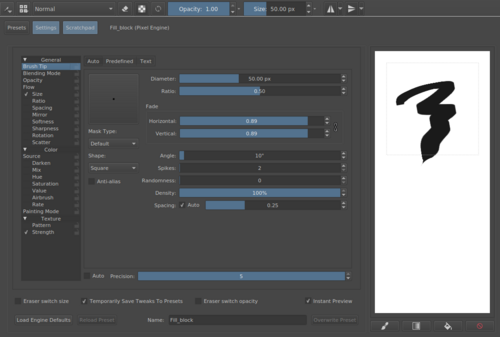 Krita screenshot 3