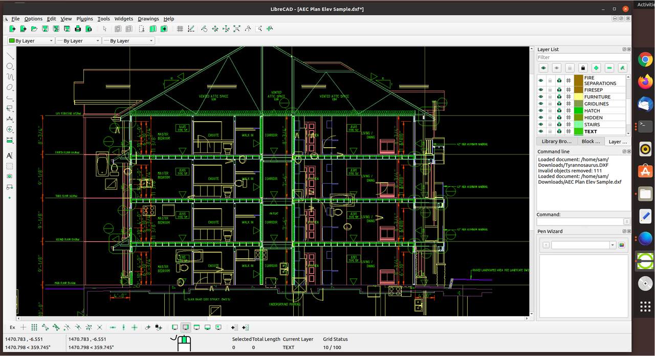 LibreCAD screenshot 3