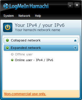 LogMeIn Hamachi screenshot 1