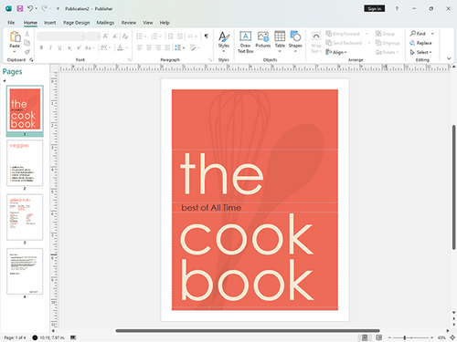 Microsoft Publisher screenshot 1