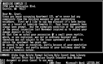 Microsoft Word screenshot 1