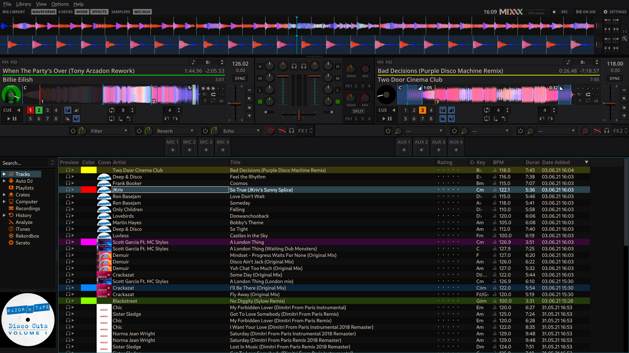 Mixxx screenshot 1