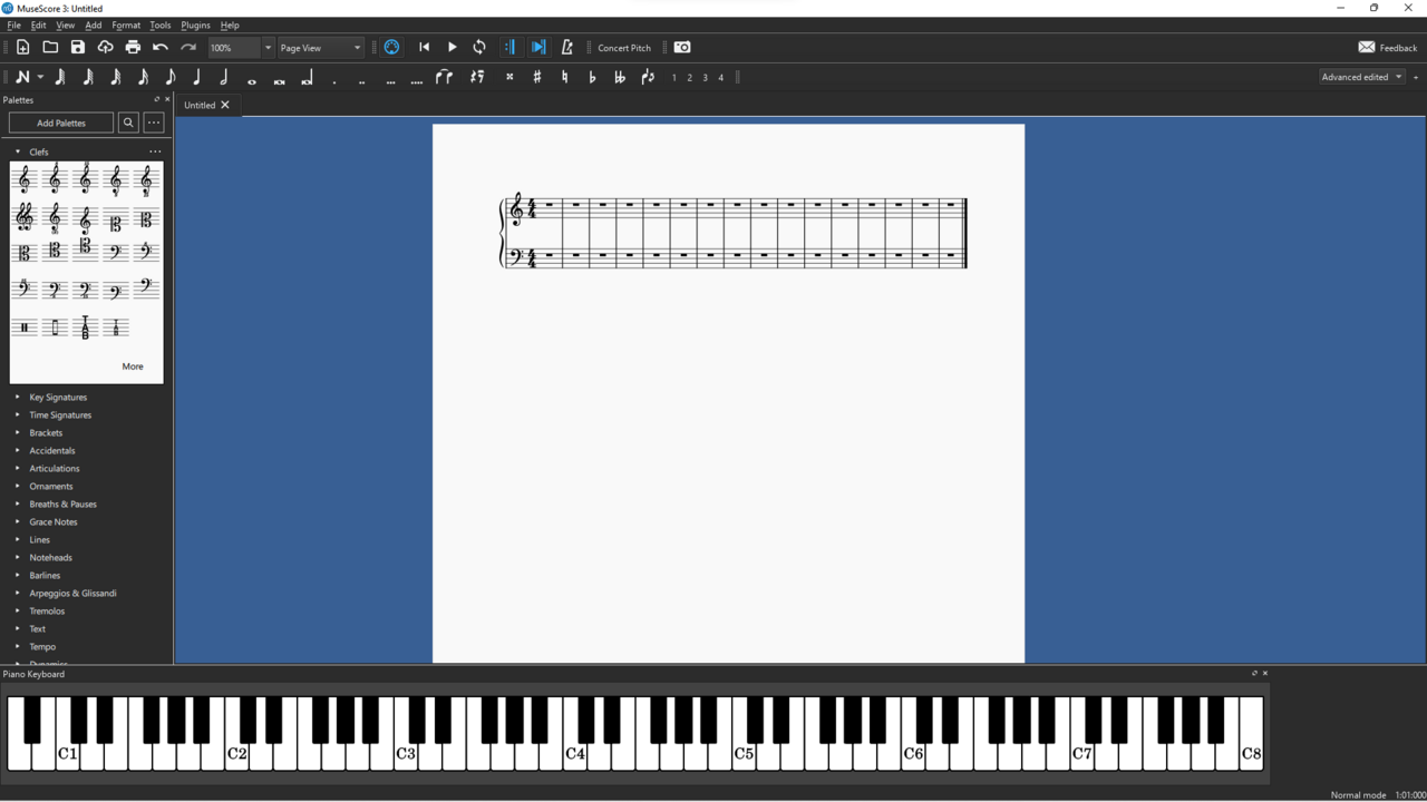 MuseScore screenshot 1