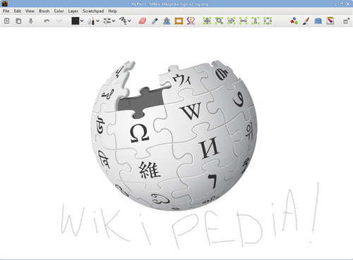 MyPaint screenshot 1