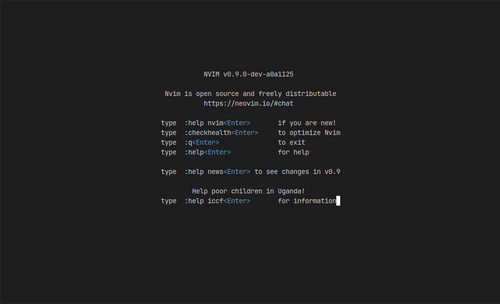 Neovim screenshot 1