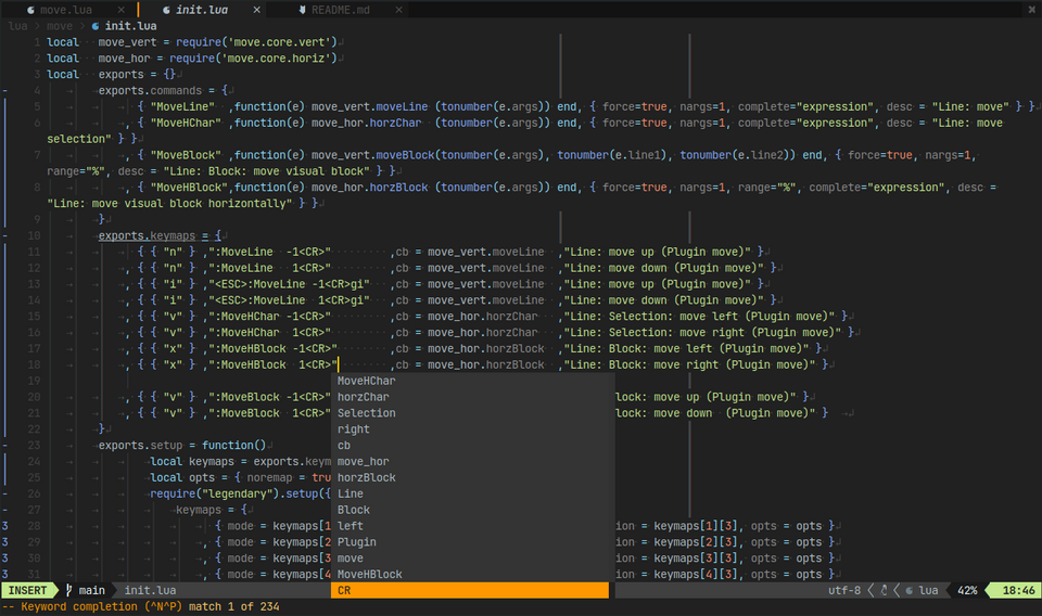 Neovim screenshot 2