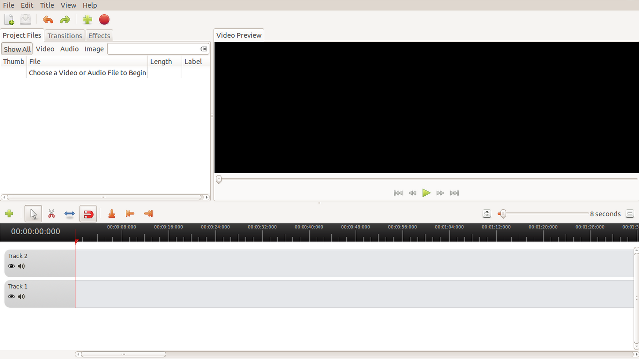 OpenShot screenshot 1