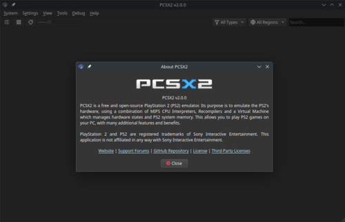 PCSX2 screenshot 1