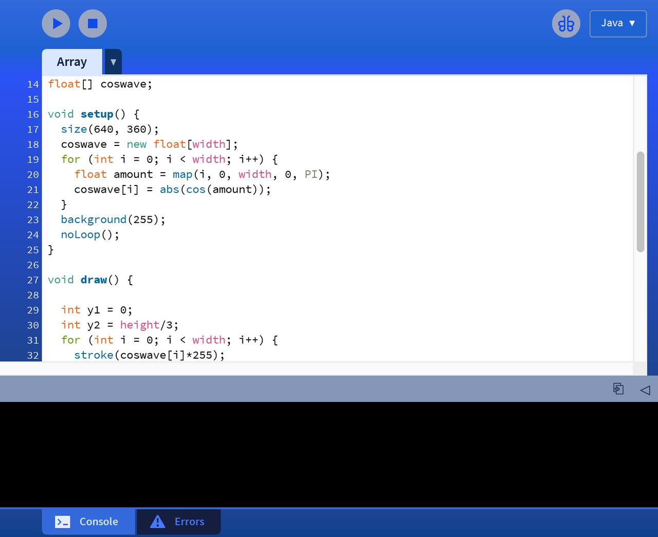 Processing screenshot 1