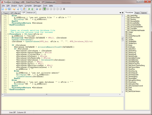 PureBasic screenshot 2