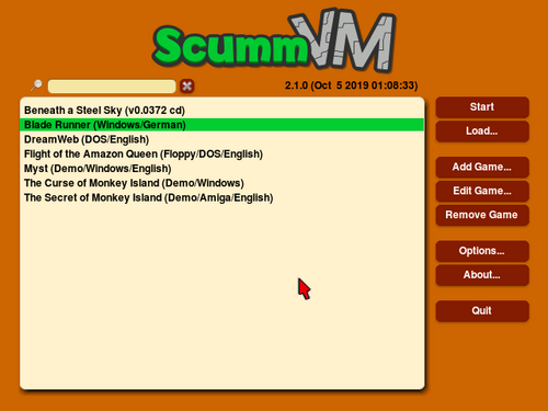 ScummVM screenshot 1