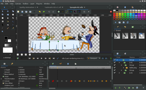 Synfig Studio screenshot 1