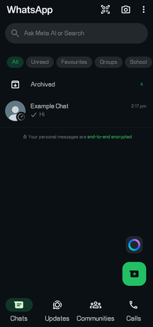 WhatsApp screenshot 1