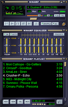 Winamp screenshot 2
