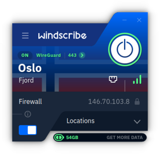 Windscribe screenshot 1