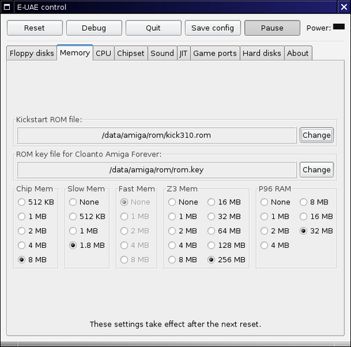 WinUAE screenshot 1