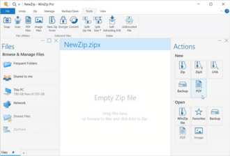 WinZip screenshot 1